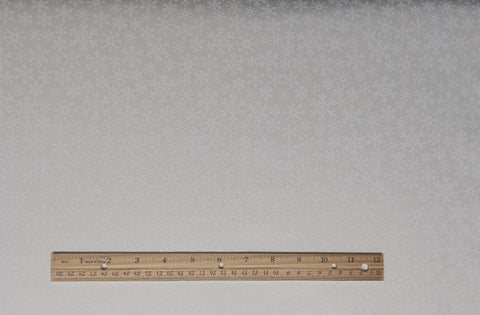 JoAnn Fabrics - White Tone-on-Tone Snowflake Print Fabric