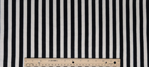 Black and White "Tent Stripe" Fabric