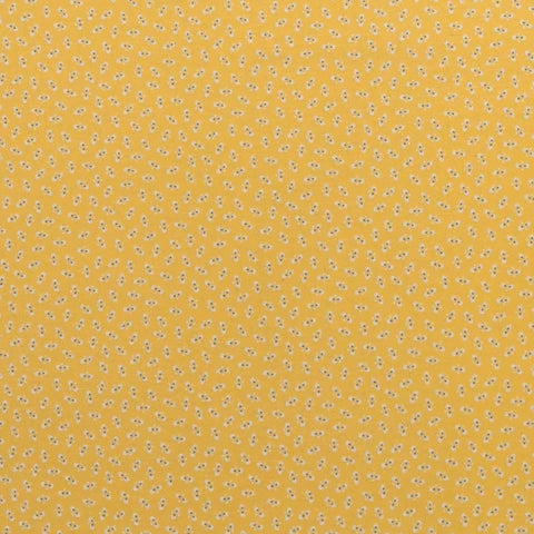 TAF Textile Art & Film - Yellow Fabric / White and Black Dot Print