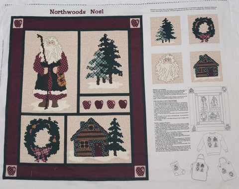 Northwoods Noel Wall Hanging/Applique Leslie Beck VIP Cranston Print Works - 36" x 45"