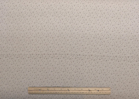 The 10 Year Anniversary Collection by Jinny Beyer for RJR Fashion Fabrics - Putty Colored Fabric / Tan Leaf Print