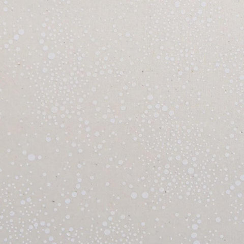 Muslin Fleck Style Fabric / White Dot Print - Manufacturer Unknown