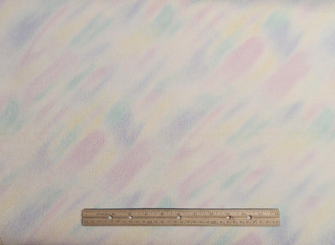 Gallery RJR Fashion Fabrics - Pastel Pink, Yellow, Green Tonal Fabric / White Overlay