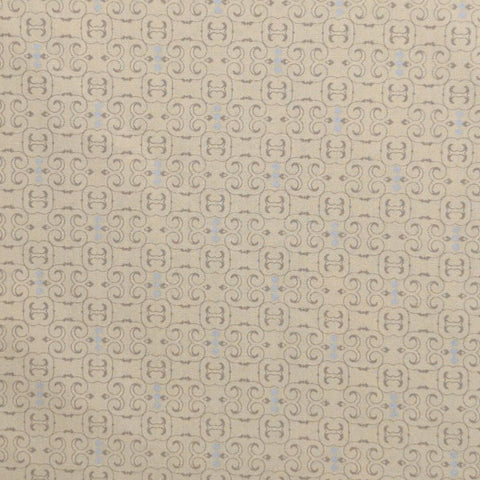 Dashing Roses DR407 Art Gallery Fabrics - Yellow Fabric / Taupe, Gray Medallion Print