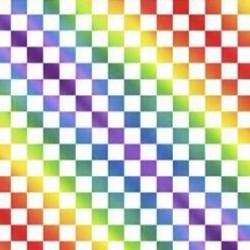 PAWsitivity 7PAW-2 Check - White by Jason Yenter for In the Beginning Fabrics