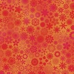 PAWsitivity 9PAW-1 Field - Orange by Jason Yenter for In the Beginning Fabrics