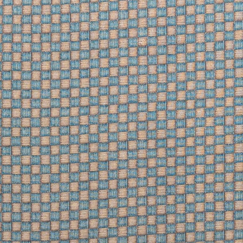 1995 Classic Cottons - Green and Tan Basketweave Print Fabric