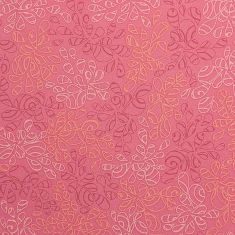 Nature Elements NE-111 Hot Pink Art Gallery Fabrics - Pink Tonal Stylized Flower Print Fabric
