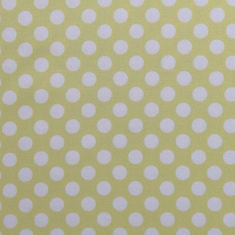 Michael Miller Fabrics CX1492-TA DOT Lime - Lime Green Fabric / White Dot Print