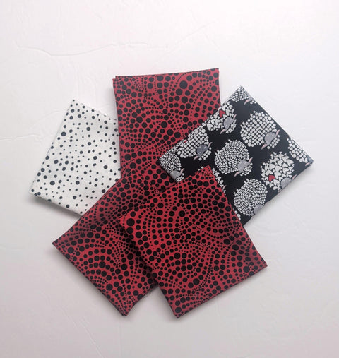 Anything Goes Ann Lauer for Benartex Fat Quarter Bundle - Red, White, Black