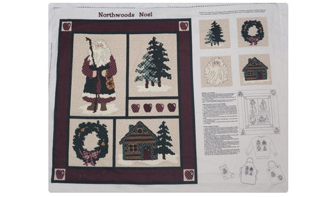 Northwoods Noel Wall Hanging/Applique Leslie Beck VIP Cranston Print Works - 36" x 45"