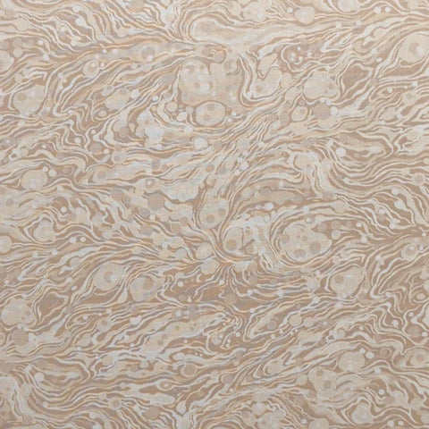 Benartex International Collection - Tan Tonal Blender Fabric / Tone-on-Tone "Marble" Pattern