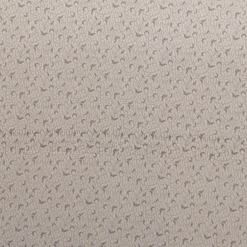 The 10 Year Anniversary Collection by Jinny Beyer for RJR Fashion Fabrics - Putty Colored Fabric / Tan Leaf Print