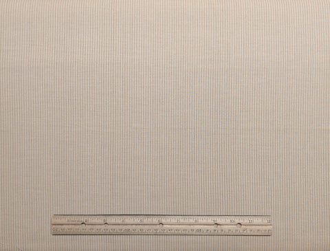 Gold and Pale Gold Stripe Fabric - Selvage to Selvage Print