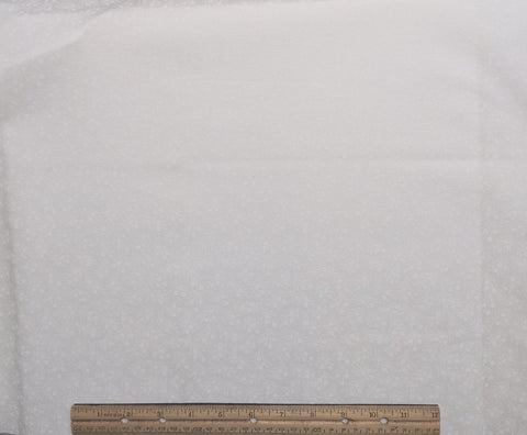 Bare Essentials by RJR Fashion Fabrics - White Tone-on-Tone Flower Print Fabric