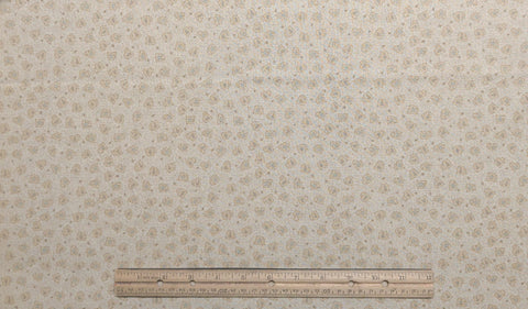 White and Tan Fabric / Vintage Coffee Mug Print - Manufacturer Unknown