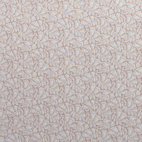 Basic Realities 1999 by Jinny Beyer for RJR Fashion Fabrics - Dusty Mauve Fabric / White Packed Flower Print