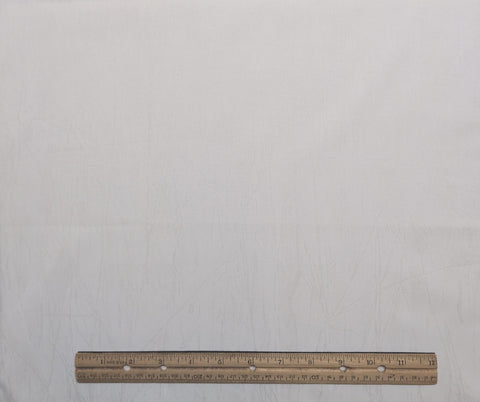 White Tone-on-Tone Moire Patterned Print Fabric - Selvage to Selvage Print