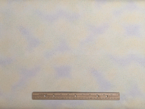 Gallery RJR Fashion Fabrics - Yellow, Lavender Tonal Fabric / Green, Gold Speckle Print