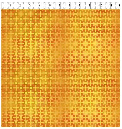 PAWsitivity 10PAW-1 Squares - Yellow by Jason Yenter for In the Beginning Fabrics