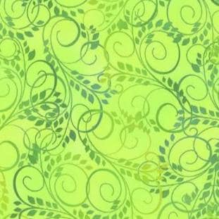 PAWsitivity 11PAW-1 Vines - Green by Jason Yenter for In the Beginning Fabrics