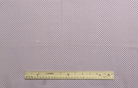 Light Purple Fabric / White Flower Print - Selvage to Selvage Print