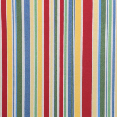 Michael Miller Fabrics C1684-2806 Cha Cha Stripe - Yellow, Red, Blue, Green, White Stripe Fabric
