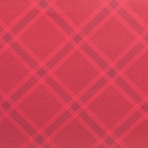 Shades of the Season Jinny Beyer for RJR Fashion Fabrics - Red Fabric / Red, Black Bias Plaid Diamond Print
