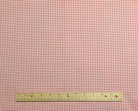 The Lowell Double Pink Collection The New England Quilt Museum RJR Fashion Fabrics - Red, White Gingham Style Print Fabric with Dot