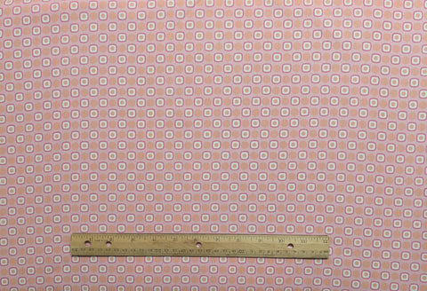 Paradise Collection PA-200 for Art Gallery Fabrics - Baby Pink Fabric / Raspberry, White, Peach Print