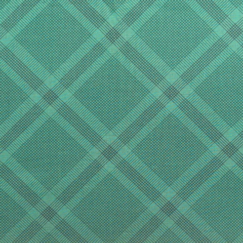 Shades of the Season Jinny Beyer for RJR Fashion Fabrics - Green Fabric / Green, Black Bias Plaid Diamond Print