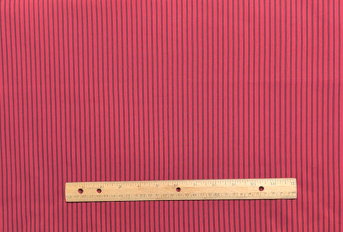Simply Stripes Jinny Beyer for RJR Fashion Fabrics - Red, Black Vertical Stripe Fabric
