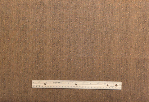 Buttermilk Prints RJR Fashion Fabrics - Antique Gold Fabric / Black Stripe, Circle Print
