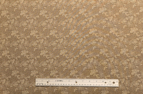 Buttermilk Prints RJR Fashion Fabrics - Antique Gold Fabric / Tan Flower and Dot Print