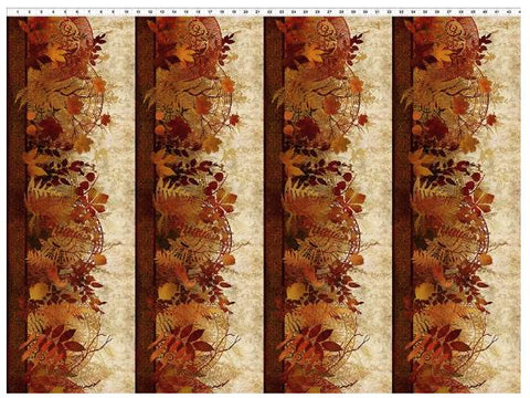 Reflections of Autumn II 20RA-1 Border by Jason Yenter for In the Beginning Fabrics