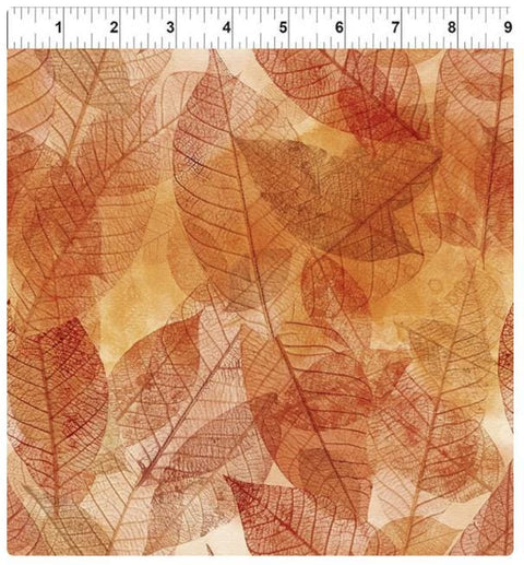 Reflections of Autumn II 30RA-1 Leaves by Jason Yenter for In the Beginning Fabrics