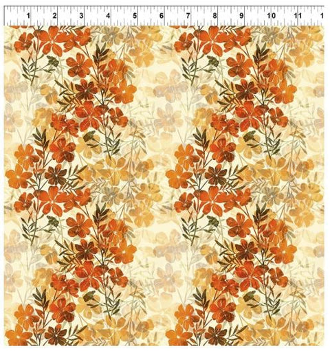 Reflections of Autumn II 32RA-1 Shadow Flowers by Jason Yenter for In the Beginning Fabrics