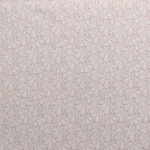 Basic Realities 1999 by Jinny Beyer for RJR Fashion Fabrics - Light Mauve Fabric / Pink, White Packed Flower Print