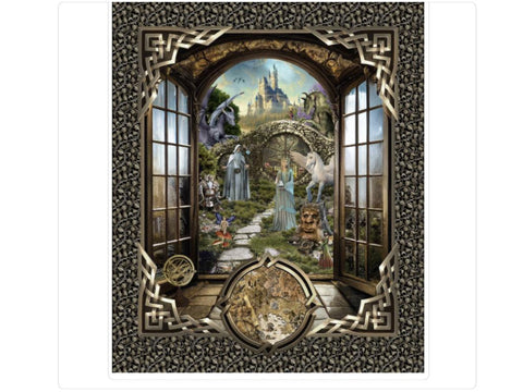 Legendary Journeys 1LJ-1 Large Panel by Jason Yenter for In the Beginning Fabrics - Multi ~ 36"x44"
