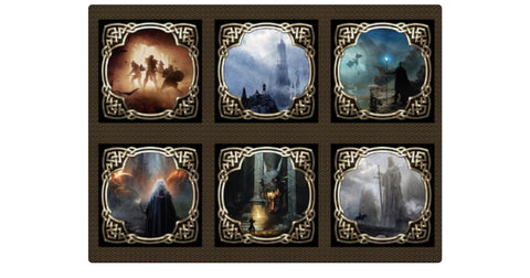 Legendary Journeys 2LJ-1 Small Panel by Jason Yenter for In the Beginning Fabrics - Multi ~ 31"x44"