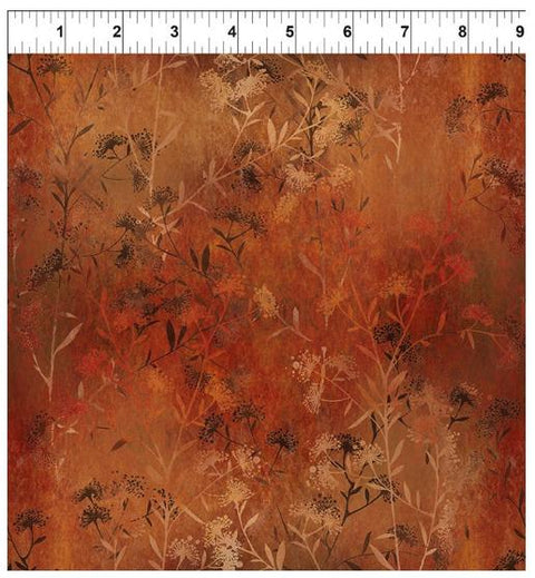 Reflections of Autumn II 26RA-1 Milkweed by Jason Yenter for In the Beginning Fabrics