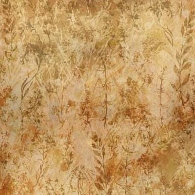 Reflections of Autumn II 33RA-2 Twigs - Gold by Jason Yenter for In the Beginning Fabrics