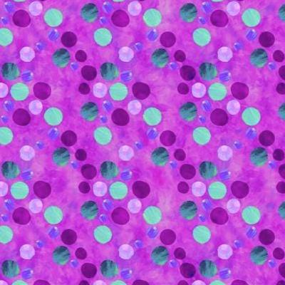 ABC's of Color Dots - Purple 10JHW-2 by Jason Yenter for In the Beginning Fabrics