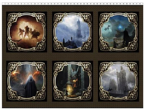 Legendary Journeys 2LJ-1 Small Panel by Jason Yenter for In the Beginning Fabrics - Multi ~ 31"x44"