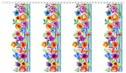 Sew Spring! 1SSP-1 Border - Multi by Jason Yenter for In the Beginning Fabrics