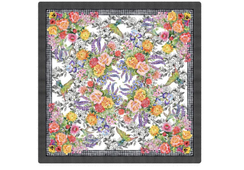 Decoupage 1DC-1 Tablecloth by Jason Yenter for In the Beginning Fabrics - Multi Panel ~ 43"x45"