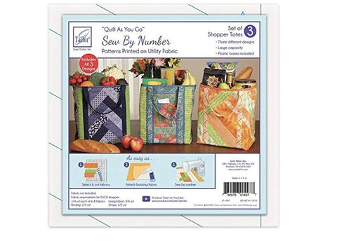 June Tailor Quilt As You Go Set of 3 Shopper Totes JT-1497