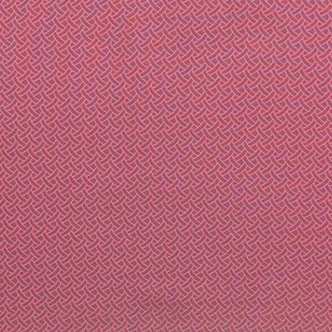 4 Seasons for Quilts by Jinny Beyer for RJR Fashion Fabrics - Dark Red Fabric / Pink Print