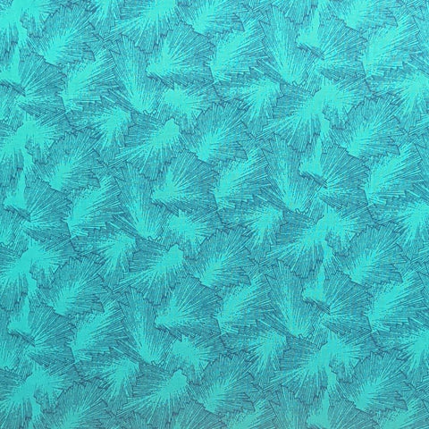 4 Seasons for Quilts by Jinny Beyer for RJR Fashion Fabrics - Teal Fabric / Navy Print
