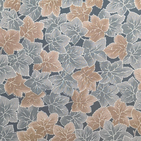 Windsor Collection Hoffman California Fabrics - Dark Green Fabric / Green, Tan Packed Leaf Print